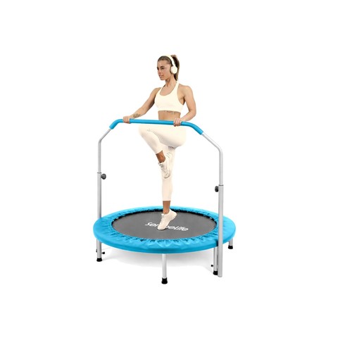 Springless exercise trampoline - exercise,