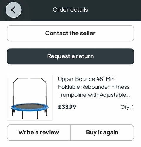 Upper bounce 48in - 48in, foldable